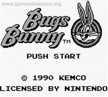 Cover Bugs Bunny for Game Boy